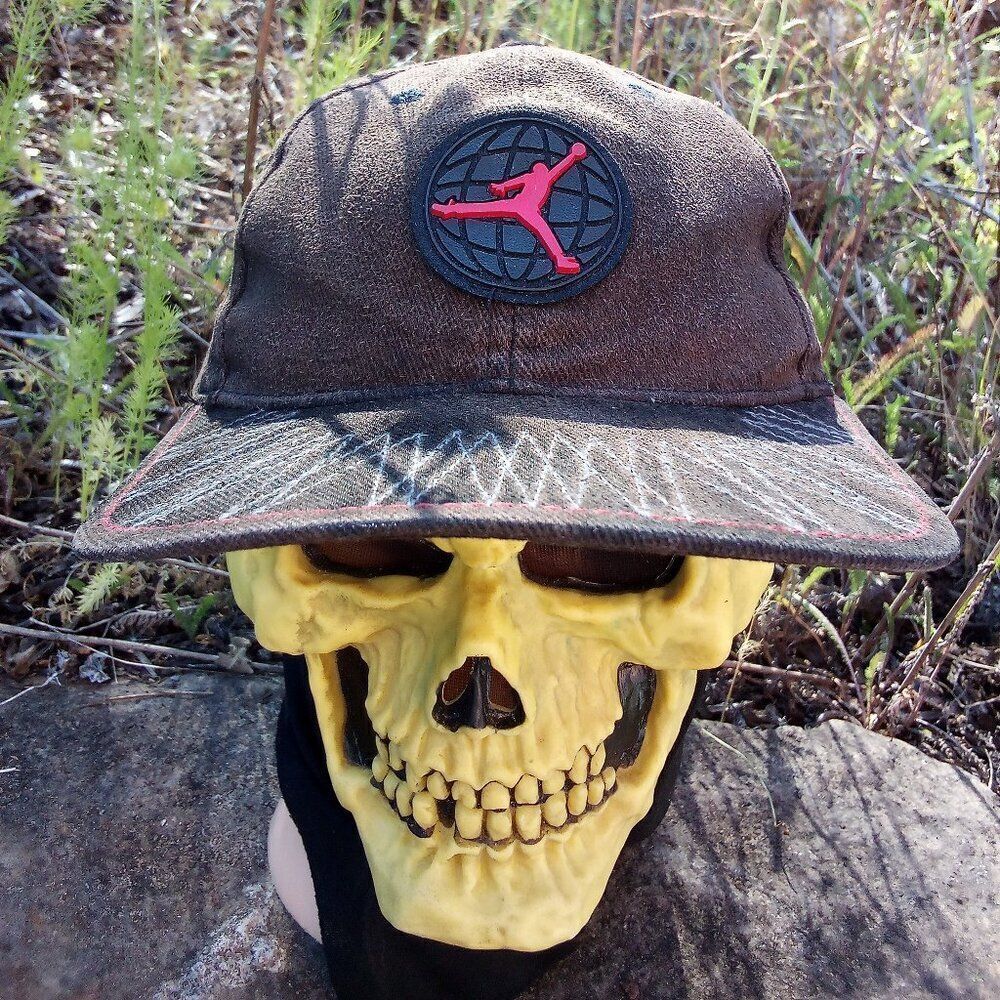 Vintage 90s Nike Air Jordan Strap Back Hat Cap